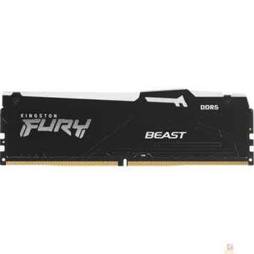 Модуль памяти Kingston DDR5 DIMM 32GB 6400MT/s CL30 FURY Beast RGB KF564C32BBEA-32-2