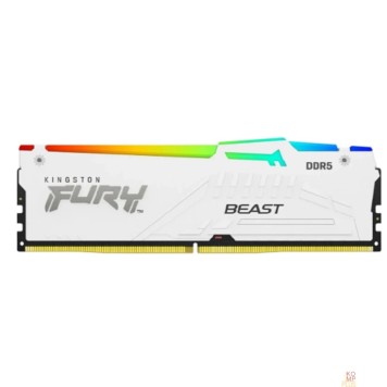 Модуль памяти Память DDR5 16GB 6000MHz Kingston KF560C30BWEA-16 Fury Beast RGB RTL Gaming PC5-48000 CL30 DIMM 288-pin 1.4В kit single rank с радиатором Ret-1