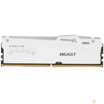 Модуль памяти Kingston 16GB 6000MT/s DDR5 CL36 DIMM FURY Beast White RGB EXPO KF560C36BWE2A-16-1
