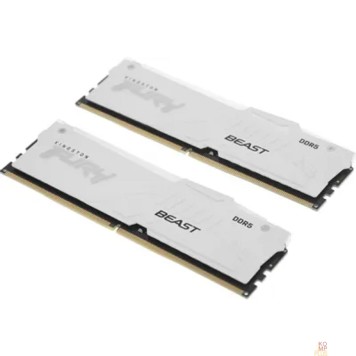 Модуль памяти Kingston DDR5 DIMM 32GB 5600MT/s CL36 (Kit of 2) FURY Beast White RGB EXPO-2