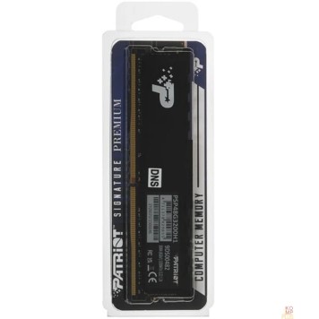 Модуль памяти Patriot DDR4 8GB 3200MHz Patriot PSP48G3200H1 Signature Premium RTL PC4-25600 CL22 DIMM 288-pin 1.2В single rank с радиатором Ret-2