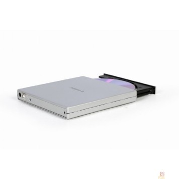 Устройство чтения-записи USB 2.0 Gembird DVD-USB-02-SV пластик, серебро -1