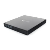 Устройство чтения-записи USB Gembird DVD-USB-02, пластик, черный RTL