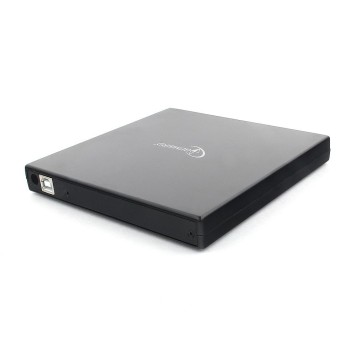 Устройство чтения-записи USB Gembird DVD-USB-02, пластик, черный RTL-1