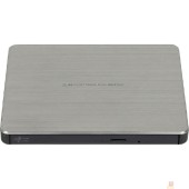 Устройство чтения-записи LG DVD-RW GP60NS60 ext. Silver Slim Ret. USB2.0 (совместим с 3.0)