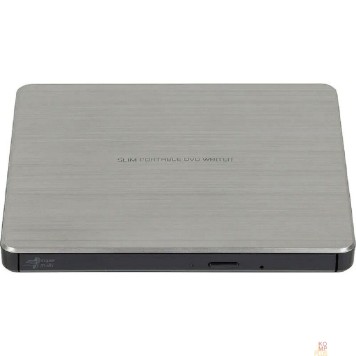Устройство чтения-записи LG DVD-RW GP60NS60 ext. Silver Slim Ret. USB2.0 (совместим с 3.0)
