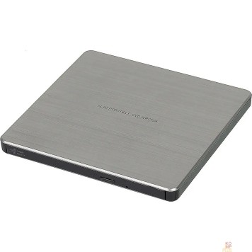 Устройство чтения-записи LG DVD-RW GP60NS60 ext. Silver Slim Ret. USB2.0 (совместим с 3.0)-1