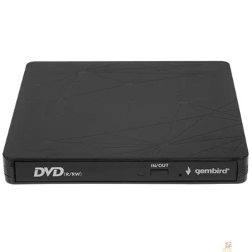 Устройство чтения-записи USB 3.0 Gembird DVD-USB-03C пластик, черный-1