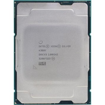 Процессор CPU Intel Xeon Silver 4309Y pull 8 Cores, 16 Threads, 2.8/3.6GHz, 12M, DDR4-2666, 6TB, 2S, 105W-1