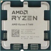 Процессор CPU AMD Ryzen 5 7600 OEM (100-000001015) Raphael, 6C/12T, 3.8/5.1GHz, 32MB, 65W 