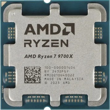 Процессор CPU AMD Ryzen 7 9700X OEM  (100-000001404)  Base 3,80GHz, Turbo 5,50GHz, GPU Radeon Graphics, L3 32Mb, TDP 65W, AM5