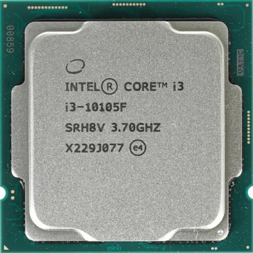 Процессор CPU Intel Core i3-10105F OEM 3.7GHz, 6MB, LGA1200