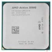 Процессор CPU AMD Athlon 3000G OEM  (YD3000C6M2OFH) {3.5GHz, 5MB, 35W, AM4, with Radeon Vega 3 Graphics}