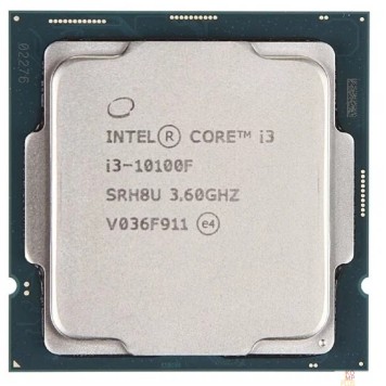 Процессор CPU Intel Core i3-10100F BOX {3.6GHz, 6MB, LGA1200}