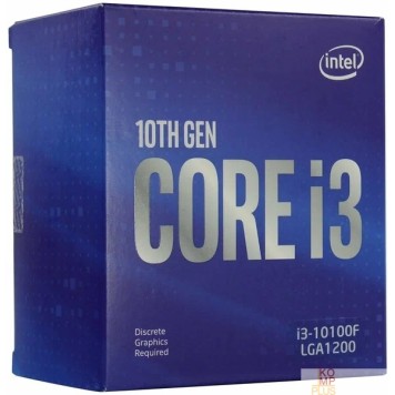 Процессор CPU Intel Core i3-10100F BOX {3.6GHz, 6MB, LGA1200}-2