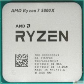 Процессор CPU AMD Ryzen 7 5800X OEM (100-000000063) {3,80GHz, Turbo 4,70GHz, Without Graphics AM4}