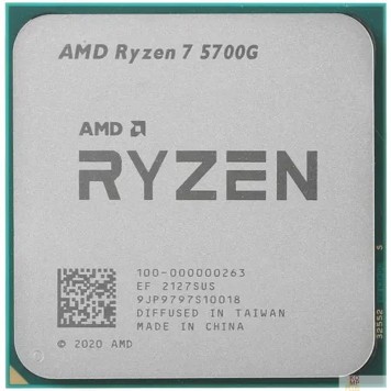 Процессор CPU AMD Ryzen 7 5700G OEM (100-000000263){3,80GHz, Turbo 4,60GHz, Vega 8 AM4}