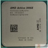Процессор CPU AMD Athlon (300) PRO 300GE OEM (YD300BC6M2OFH) {(3.4GHz,5MB,35W,AM4) tray, with Radeon Vega Graphics} 