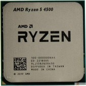 Процессор CPU AMD Ryzen 5 4500 OEM (100-000000644) {3,60GHz, Turbo 4,10GHz, Without Graphics, L3 8Mb, TDP 65W, AM4}