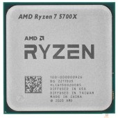 Процессор CPU AMD Ryzen 7 5700X OEM (100-000000926) { 3,40GHz, Turbo 4,60GHz, Without Graphics AM4}
