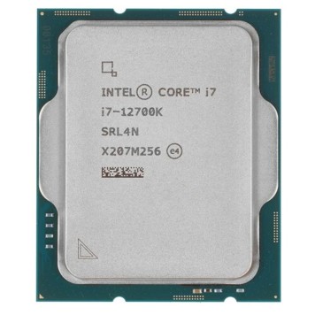Процессор CPU Intel Core i7-12700K Alder Lake OEM 3.6 ГГц/ 4.9 ГГц в режиме Turbo, 25MB, Intel UHD Graphics 770, LGA1700