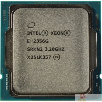 Процессор Процессор/ APU LGA1200 Intel Xeon E-2356G (Rocket Lake, 6C/12T,3.2/5GHz, 12MB, 80W, UHD Graphics P750)