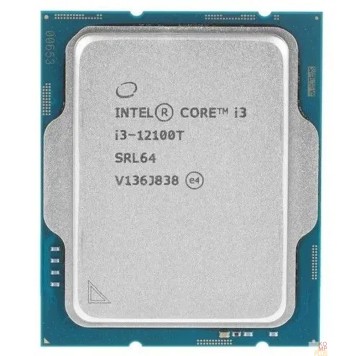 Процессор CPU Intel Core i3-12100T CM8071504651106 Alder Lake 4C/8T 2.2-4.1GHz (LGA1700, L3 12MB, 7nm, UHD graphics 730 1.4GHz, TDP 69W) OEM