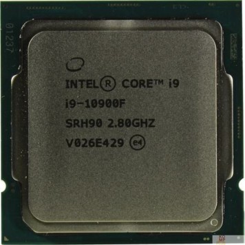 Процессор CPU Intel Core i9-10900F OEM (Comet Lake, 14nm, C10/T20, Base 2,80GHz, Turbo 5,20GHz, ITBMT3.0 - 5,10GHz, Without Graphics, L3 20Mb, TDP 65W, S1200)