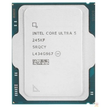 Процессор Центральный Процессор Intel Core Ultra 5 245KF OEM (Arrow Lake, C14(8EC/6PC)/T14, 3,6/5,2GHz, Without Graphics, L2 26Mb, Cache 24Mb, TDP 125/159W, S1851)-1