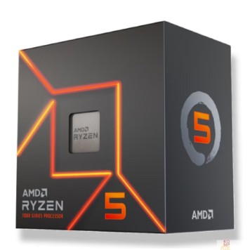 Процессор CPU AMD Ryzen 5 7400F OEM (100-000001845)