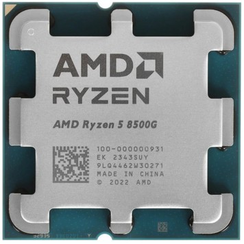 Процессор CPU AMD Ryzen 5 8500G OEM (100-000000931/100-000001491) Base 3,50GHz, Turbo 5,00GHz, RDNA 3.0 Graphics, L3 16Mb, TDP 65W, AM5