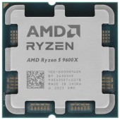 Процессор CPU AMD Ryzen 5 9600X OEM  (100-000001405) Base 3,90GHz, Turbo 5,40GHz, GPU Radeon Graphics, L3 32Mb, TDP 65W, AM5