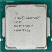 Процессор CPU Intel Celeron G5905 Comet Lake OEM Base 3,50GHz, UHD 610, L3 4Mb, TDP 58W, S1200
