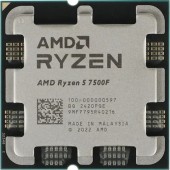 Процессор CPU AMD Ryzen 5 7500F OEM (100-000000597) Base 3,70GHz, Turbo 5,00GHz, without graphics, L3 32Mb, TDP 65W, AM5