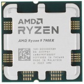 Процессор CPU AMD Ryzen 9 7900X OEM (100-000000589) 4,70GHz, Turbo 5,60GHz, RDNA 2 Graphics AM5