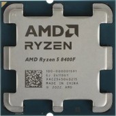 Процессор CPU AMD Ryzen 5 8400F OEM (100-000001591) Phoenix, 4nm, C6/T12, Base 4,20GHz, Turbo 4,70GHz, without graphics, L3 16Mb, TDP 65W, AM5
