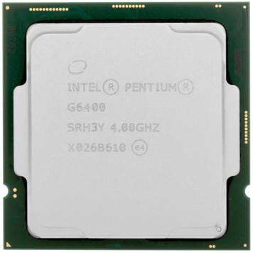 Процессор CPU Intel Pentium Gold G6400 Comet Lake OEM 4.0ГГц, 4МБ, Socket1200