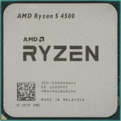 Процессор CPU AMD Ryzen 5 4500 OEM (100-000000644) 3,60GHz, Turbo 4,10GHz, Without Graphics, L3 8Mb, TDP 65W, AM4