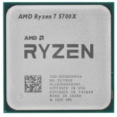 Процессор CPU AMD Ryzen 7 5700X OEM (100-000000926)  3,40GHz, Turbo 4,60GHz, Without Graphics AM4