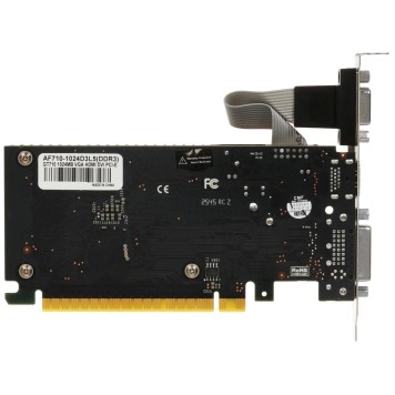 Видеокарта AFOX GT710 1G DDR3 64bit VGA/DVI/HDMI PASSIVE (AF710-1024D3L5) RTL-1