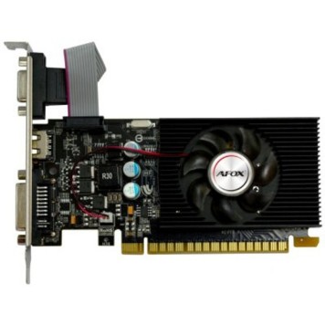 Видеокарта AFOX G210 1GB, DDR3 64-bit, VGA/DVI/HDMI 1*FAN LP (AF210-1024D3L5) RTL -1