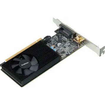 Видеокарта Gigabyte GV-N1030D4-2GL RTL (V1.0) nVidia GeForce GT 1030 2048Mb 64bit DDR4 1177/2100 DVIx1/HDMIx1/HDCP low profile-2