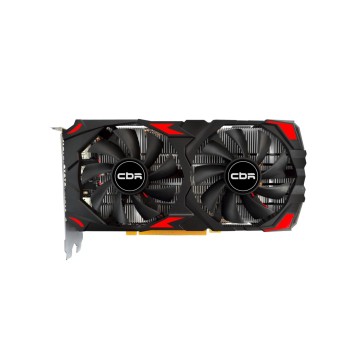 Видеокарта CBR Radeon RX 580 8G GDDR5, 256BIT, 2048, 1168MHz, Dual fan PCIE 3.0, 150W (HDMI/2xDP) VGA-STX580-8G-RTL