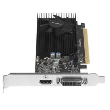 Видеокарта Gigabyte GV-N1030D4-2GL RTL (V1.0) nVidia GeForce GT 1030 2048Mb 64bit DDR4 1177/2100 DVIx1/HDMIx1/HDCP low profile-1