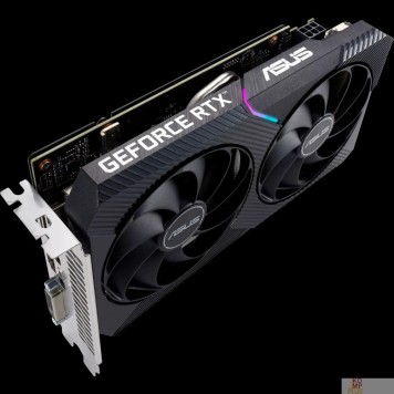 Видеокарта Видеокарта ASUS GeForce RTX 3050 Dual V2 OC Edition 8GB GDDR6 128bit DP/DVI/HDMI (DUAL-RTX3050-O8G-V2)RTL-2