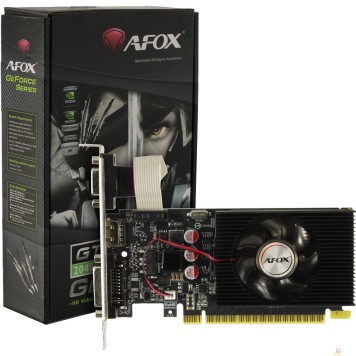 Видеокарта Видеокарта AFOX GT610 2GB LP DDR3 64bit VGA/DVI/HDMI (AF610-2048D3L7-V6) RTL