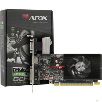 Видеокарта Видеокарта AFOX  PCIE16 GT740 LP 4GB GDDR3 AF740-4096D3L3