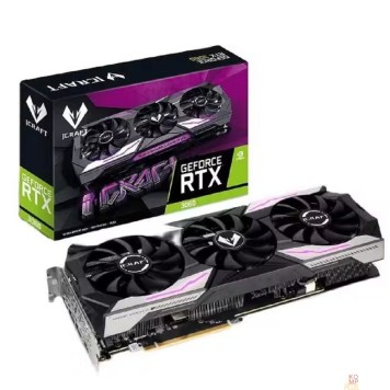 Видеокарта Видеокарта MAXSUN MS-GeForce RTX3060 iCraft OC 12G T1 12Gb GDDR6, 192bit, 1320-1807Mhz, 3*DP/1*HDMI2.1, 170W Ret (6940709642894)