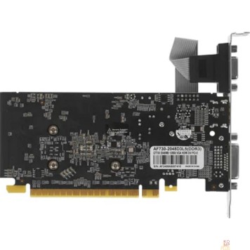 Видеокарта Видеокарта AFOX GT730 2GB GDDR3 128bit DVI HDMI 1FAN LP (AF730-2048D3L6) RTL-1