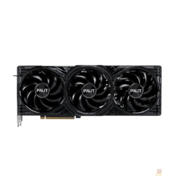 Видеокарта Видеокарта Palit PCI-E nVidia GeForce<RTX5080 16GB   GAMINGPRO > GDDR7 256b, HDMI DPx3  (NE75080019T2-GB2031A) 